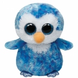 Jucarie Plus Meteor - Baby Pinguin Albastru - 15 Cm - TY36741