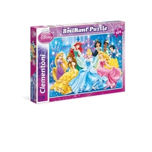 Puzzle 104 piese Briliant - Princess - Clementoni 20128