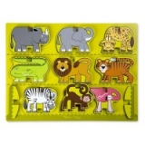 Puzzle in relief Animale de la Zoo Melissa and Doug