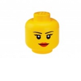 Cutie depozitare S cap minifigurina LEGO fata