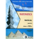 Matematica. Manual pentru clasa a VIII-a