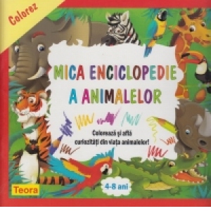 Mica enciclopedie a animalelor - Coloreaza si afla curiozitati din viata animalelor!