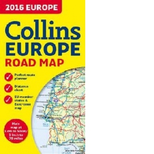 2016 Collins Map of Europe