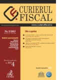 Curierul Fiscal, Nr. 5/2015