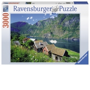 Puzzle FIORDUL SOGNEFJORD, NORVEGIA 3000 piese