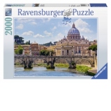 Puzzle Podul Sant Angelo, Roma 2000 Piese