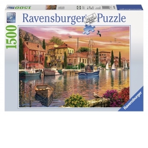 Puzzle Port Mediteranean 1500 Piese