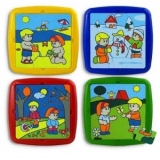 Set de 4 puzzle Activitati de sezon Miniland