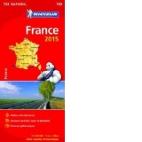 France 2015 Booklet National Map 723