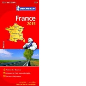 France 2015 Booklet National Map 723