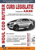 Noul cod rutier. Curs legislatie rutiera A, B, BE (CD gratuit cu peste 2000 de intrebari) 2019