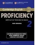 Cambridge English Proficiency 2 Student's Book with Answers