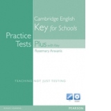 Practice Tests Plus KET for Schools with Key with Multi-ROM and Audio CD Pack