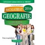 Bacalaureat 2016. Geografie. 36 de teste dupa modelul M.E.C.S.