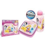 Set PREMIUM cutie pentru sandwich si sticluta pentru apa Disney Princess