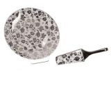 Set tort 2 piese Silver Flower