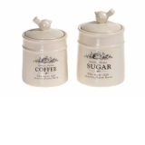 Set portelan zahar / cafea Sweet Home