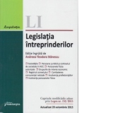 Legislatia intreprinderilor. Actualizat 20 octombrie 2015