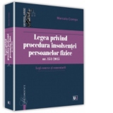 Legea privind procedura insolventei persoanelor fizice nr. 151/2015