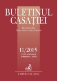 Buletinul Casatiei nr. 11/2015