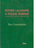 Istorie lacunara a poeziei romane (de la Budai Deleanu la generatia 1960)