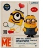 Joc creatie/cusut Port-chei - Minions - 12x12