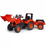 Tractor Kubota cu Cupa si Remorca