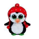 BB PINGUIN CU CACIULA ROSIE - 15 CM