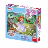 Puzzle de podea - Sofia in parc (24 piese)