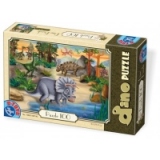 Puzzle 100 piese - Dinozauri