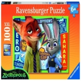 Puzzle Zootopia, 100 piese