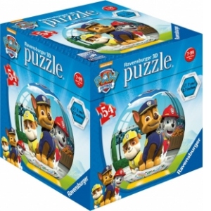 PUZZLE 3D PAW PATROL, 54 PIESE