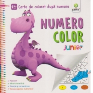 Numero Color Junior Plus - O carte de colorat dupa numere