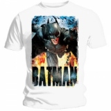 Tricou The Dark Knight Rises Running Flames Marime L