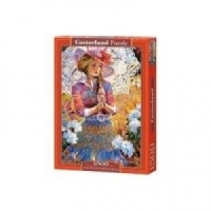 Puzzle 1500 piese A Girl with a Openwork Umbrella 151363