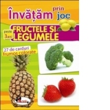 Invatam prin joc fructele si legumele +3 ani. Carti de joc educative