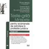 Teste-grila, Minispete pentru examenele de admitere in profesiile juridice, Drept civil