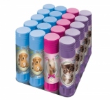 Lipici solid 21 grame, fara solvent, pentru hartie si carton, diverse motive Pretty Pets