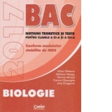 Biologie Bacalaureat 2017. Notiuni teoretice si teste pentru clasele a XI-a si a XII-a