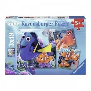 Puzzle in Cautarea Lui Dory, 3x49 piese