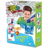 IDO3D - Set 2 Creioane 3D Albastru si Portocaliu