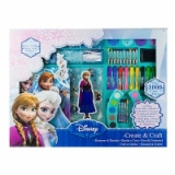 Set creativ Frozen + Carte Regatul de Gheata Povesti si jocuri - O zi de vara perfecta pentru Olaf