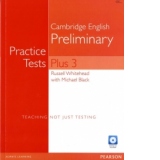 Practice Tests Plus PET 3 with Key and Multi-ROM/Audio CD Pack