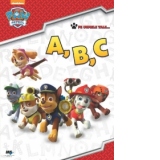 Paw Patrol - Carte educationala A,B,C