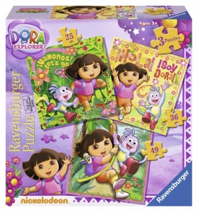 Puzzle Dora, 25/36/49 piese