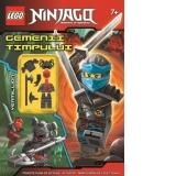 LEGO NINJAGO. Gemenii timpului (Carte + minifigurina LEGO)