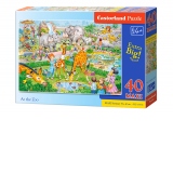 Puzzle 40 piese MAXI La Gradina Zoologica