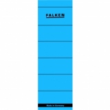 Etichete Falken autoadezive, pentru bibliorafturi,  60 x 190 mm, albastru