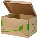 Container de arhivare Esselte Eco, cu capac, dimensiuni 439 x 345 x 242 mm