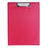 Clipboard simplu, A4, PVC, rosu